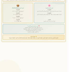 تمارين التنفس الهادئة